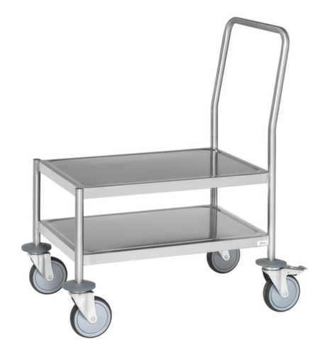 Kongamek Edelstahl-Schiebebügelwagen