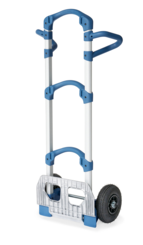 fetra Extra leichte Alu-Kistenkarre Wuppi, Traglast 200 kg, Luft-Bereifung