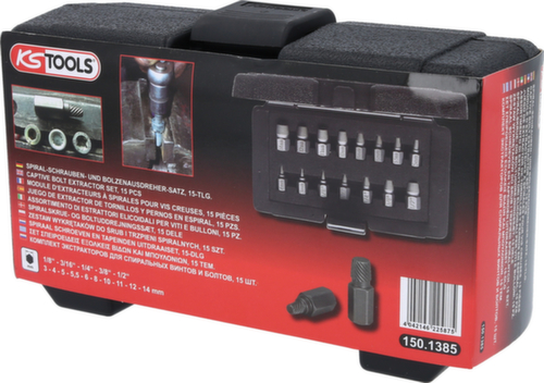 KS Tools Spiral-Schrauben- und Bolzenausdreher-Satz