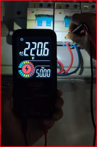 KS Tools Automatik Digital-Multimeter inkl. Prüfspitzen
