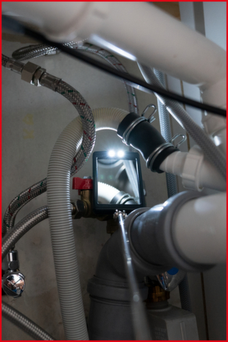 KS Tools Flexibler und Teleskop-Magnethalter und Inspektionsspiegel-Satz