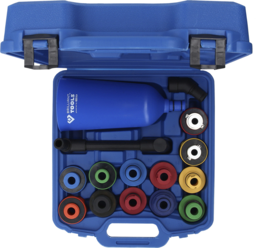 Brilliant Tools MASTER Öl-Einfülltrichter-Satz mit drehbarem Winkelarm