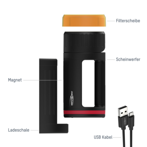 Ansmann LED-Handscheinwerfer HS5R