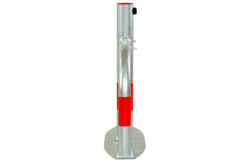 UDOBÄR Parkbügel, Höhe 520 mm, Zum Aufdübeln mit Bodenplatte