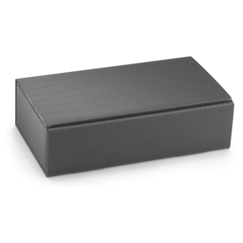 Präsentkarton 2 Flaschen schwarz