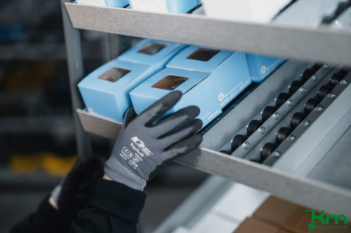 Kongamek Rollenbahn für Kommissionierwagen