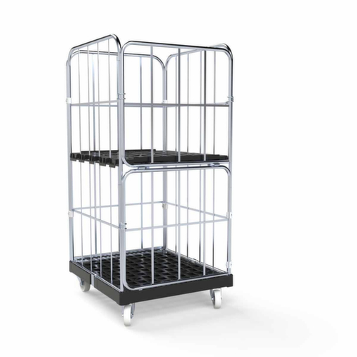 Zwischenboden für Rollbehälter, Breite x Tiefe 716 x 762 mm