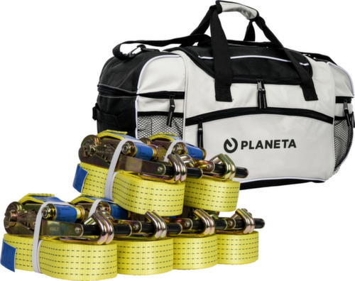 6 Zurrgurte mit Profilhaken