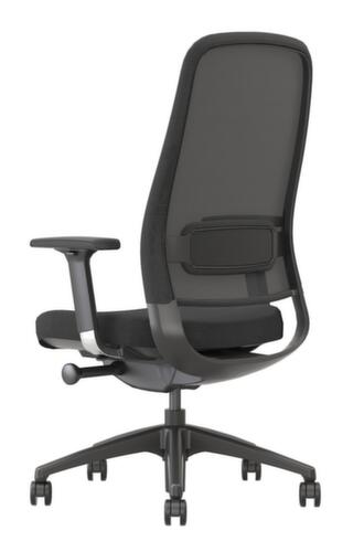UDOBÄR Bürodrehstuhl Orsa mit 4D-Armlehnen, Netzrückenlehne, schwarz