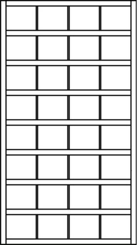 PAVOY Armoire à casiers Basis, 32 compartiments