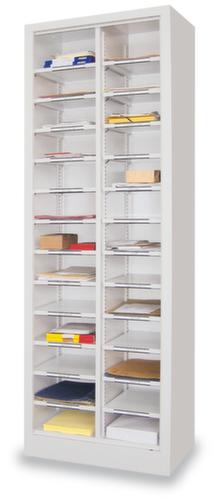 PAVOY Rayonnage de tri courrier Basis gris clair