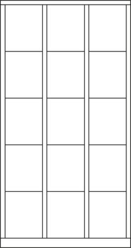 PAVOY Armoire multicases Basis gris clair avec max. 8 casiers