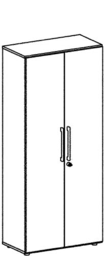 Gera Armoire à portes battantes Milano