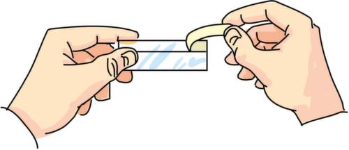 Porte-étiquettes lisible par scanner