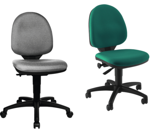 Chaise de bureau pivotant avec assise galbée