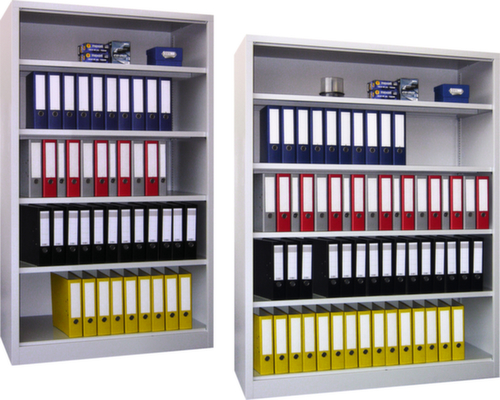 PAVOY Rayonnage de bureau Basis avec paroi arrière et 4 tablettes