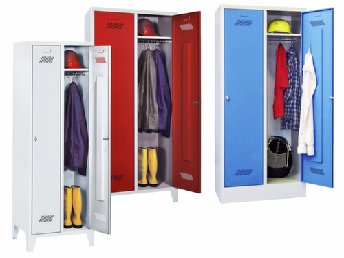 PAVOY Armoire vestiaire Basis avec 2 compartiments