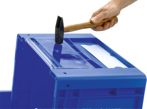 BITO Visière pour bacs à bec norme Europe