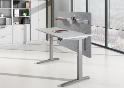 Cloison de table insonorisante avec rail organisationnel