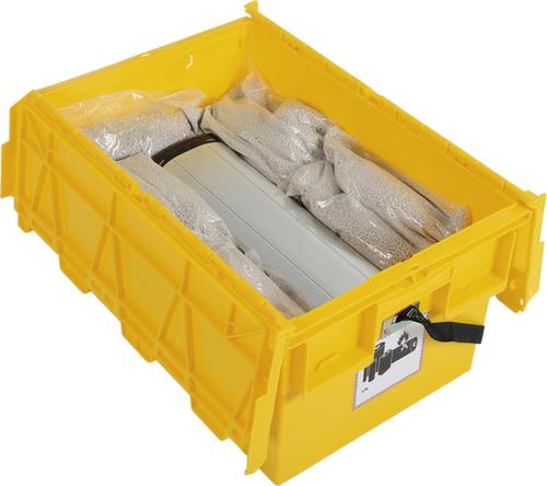 Récipient de stockage au lithium-ion avec matériau de remplissage pour la protection contre l'incendie, capacité 55 l