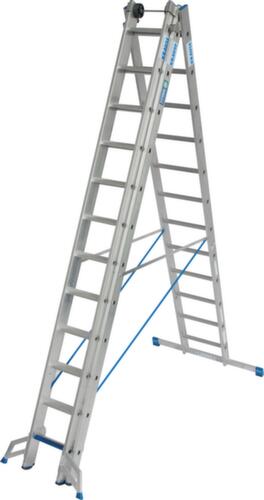 Krause Échelle télescopique polyvalente STABILO® Professional +S avec échelons et marches