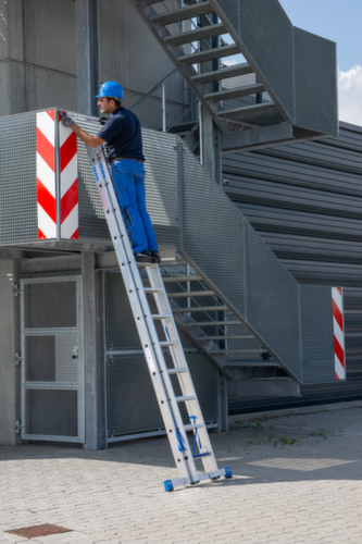 Krause Échelle polyvalente STABILO® Professional +S avec échelons et marches, 2 x 12 échelons et marches profilés antidérapants