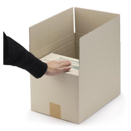 Caisse carton pliante en papier d’herbe réglable en hauteur