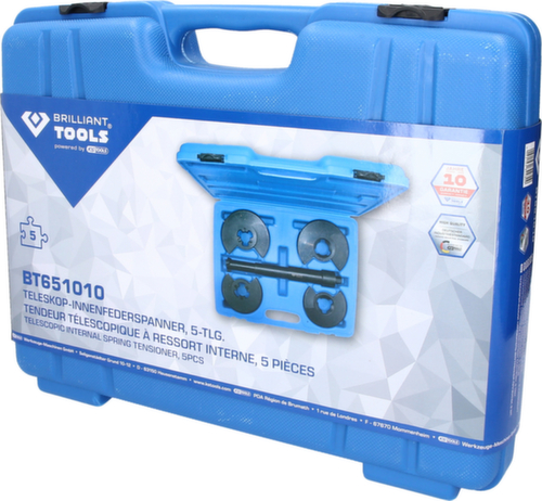 Brilliant Tools Jeu de compresseurs de ressorts intérieurs télescopiques