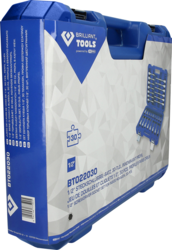 Brilliant Tools Jeu de clés à douilles 1/2"