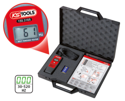 KS Tools Testeur électronique de tension de courroie HZ