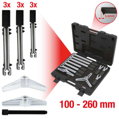 KS Tools Jeu d'extracteurs universels