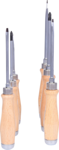 KS Tools Jeu de tournevis à chocs ERGOTORQUE WOODmax