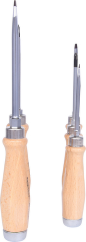 KS Tools Jeu de tournevis à chocs ERGOTORQUE WOODmax