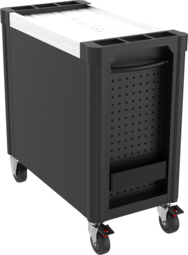 KS Tools PERFORMANCEplus P25 BLACK/ROT Chariot d'atelier avec 8 tiroirs