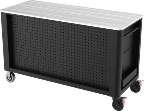 KS Tools PERFORMANCEplus P40 BLACK/ROT Chariot d'atelier avec 4 tiroirs