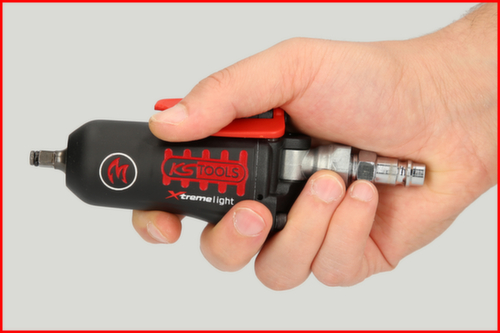 KS Tools Mini clé à chocs pneumatique MONSTER Xtremelight 1/4" avec bascule d'inversion