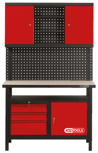 KS Tools Établi avec 3 tiroirs et 1 porte
