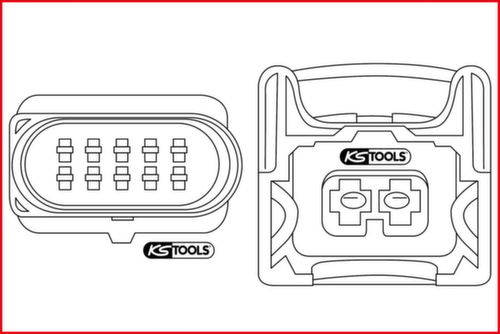 KS Tools Jeu d'outils de déblocage de câble universel