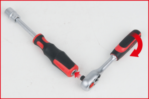 KS Tools Jeu de douilles 1/4"+3/8"+1/2"