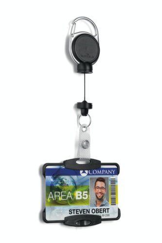 Durable porte-cartes avec enrouleur