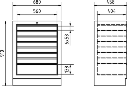 KRAFTWERK® MOBILIO Armoire à tiroirs