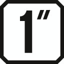 K 21 60 Douille à chocs 1" 6 pans 60 mm