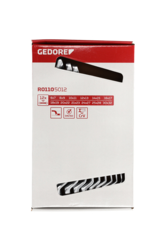 GEDORE R01105012 Jeu de clés mixtes SW6-32 mm 12 pièces
