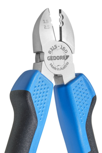 8315-160 JC Pince coupante latérale à dénuder 160 mm poignée 2K