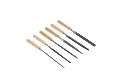 GEDORE R93000006 Jeu de limes à clés 177mm 6 pièces