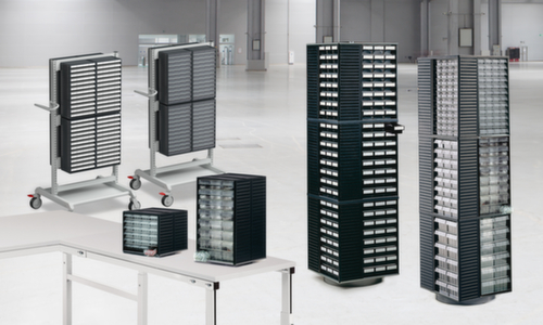 Treston Support rotatif pour blocs tiroirs au choix