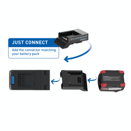 Scangrip spot de chantier JUST CONNECT BASIC