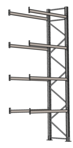 SCHULTE Rayonnage à palettes pour 10 palettes, largeur 1950 mm, 5 niveaux de stockage