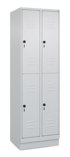 C+P Armoire vestiaire à deux niveaux Classic Plus