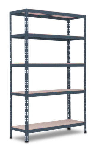 UDOBÄR Rayonnages pour fortes charges, hauteur x largeur x profondeur 1800 x 1200 x 400 mm, 5 tablettes